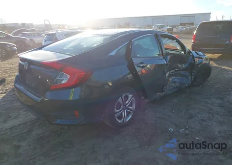 2017 Honda Civic Lx from USA, damaged, VIN 19XFC2F52HE048845